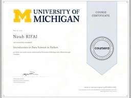Introduction to Data Science in Python - Michigan University
