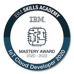 IoT Cloud Developer - IBM Mastery Award